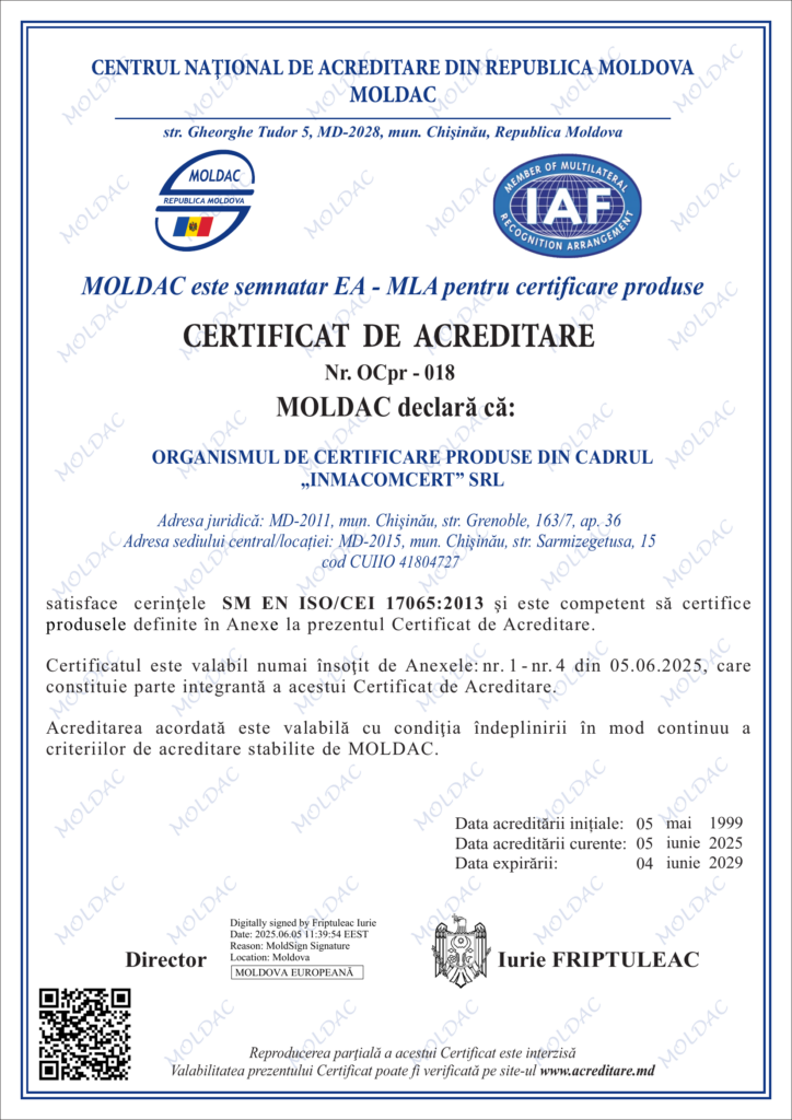 ca inmacomcert certificate